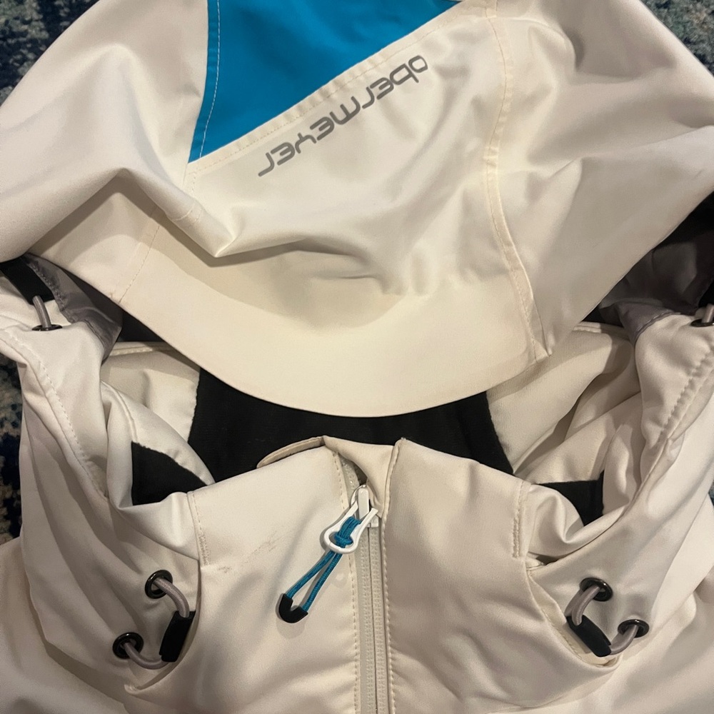 Obermeyer White and Blue Ski Jacket - Picture 3 of 16